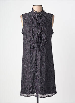 Rochie midi fără mâneci fără mâneci gri ANGE femeie