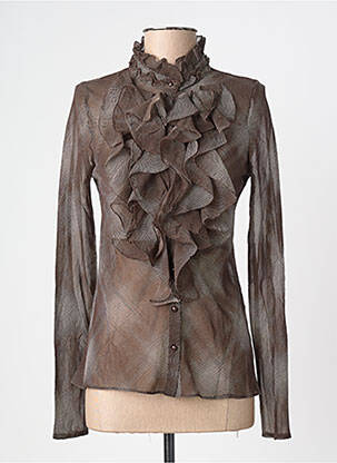 Cămașă maro ANGE femeie