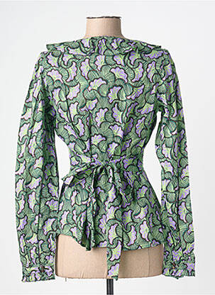 Cămașă imprimeu floral mâneci lungi verde PEPE JEANS femeie
