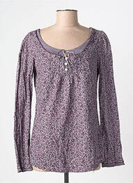Tricou imprimeu fantezie mâneci lungi violet PEPE JEANS femeie