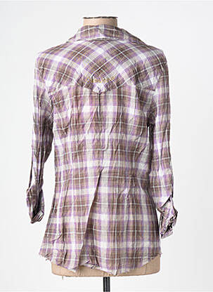 Cămașă croială cambrată mâneci 3/4 violet GUESS femeie
