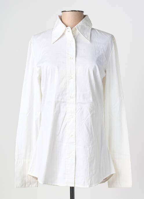 Cămașă croială dreaptă mâneci lungi alb GUESS femme