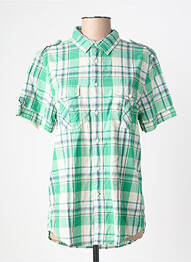 Cămașă cu mâneci scurte buzunare verde GUESS homme
