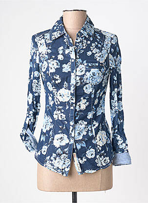 Cămașă imprimeu floral mâneci lungi albastru GUESS femeie
