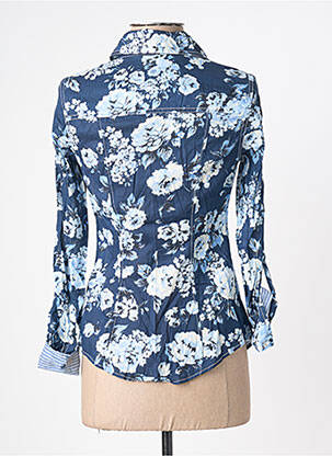 Cămașă imprimeu floral mâneci lungi albastru GUESS femeie