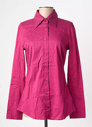 Cămașă croială cambrată mâneci lungi violet GUESS femeie