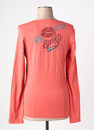 Tricou mâneci lungi mâneci lungi roz GUESS femeie