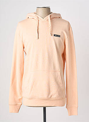 Hanorac cu glugă broderie mâneci lungi roz TEDDY SMITH homme