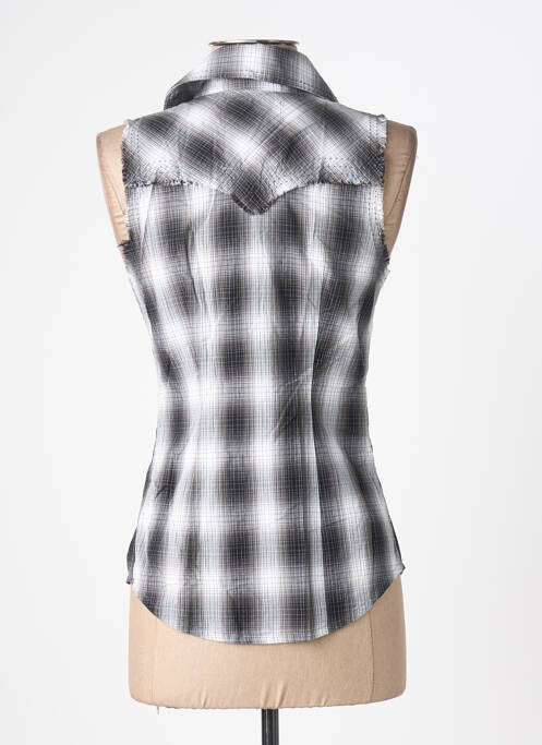 Cămașă croială cambrată fără mâneci negru GUESS femme