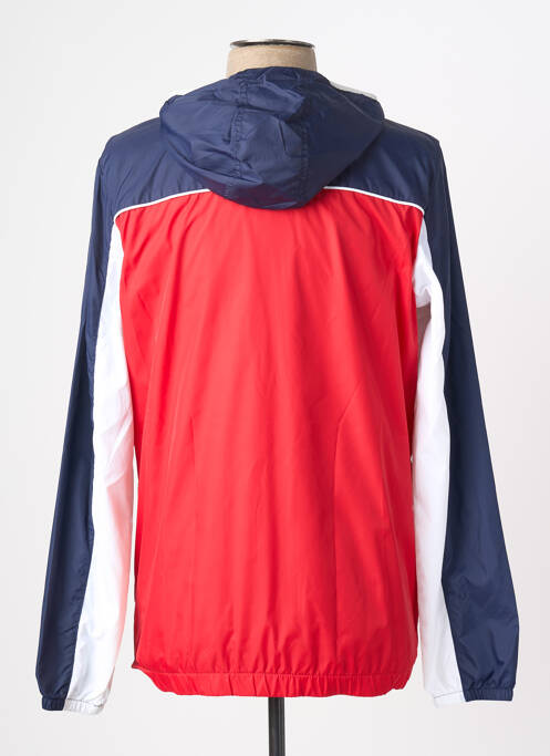 Jachetă vânt efect material satinat cu glugă roșu TIMBERLAND garcon