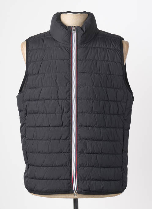 Geacă matlasată închidere cu fermoar pe față fără glugă negru LAURA JO homme