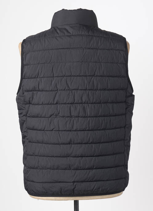 Geacă matlasată închidere cu fermoar pe față fără glugă negru LAURA JO homme