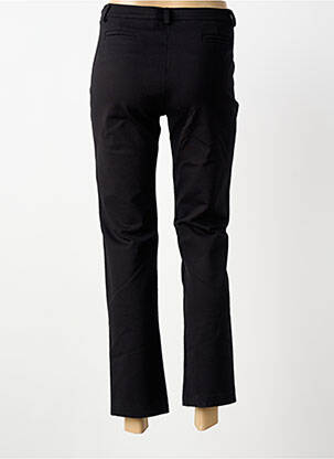 Pantalon 7/8 elasticitate mărime normală negru BLANC BOHEME femeie