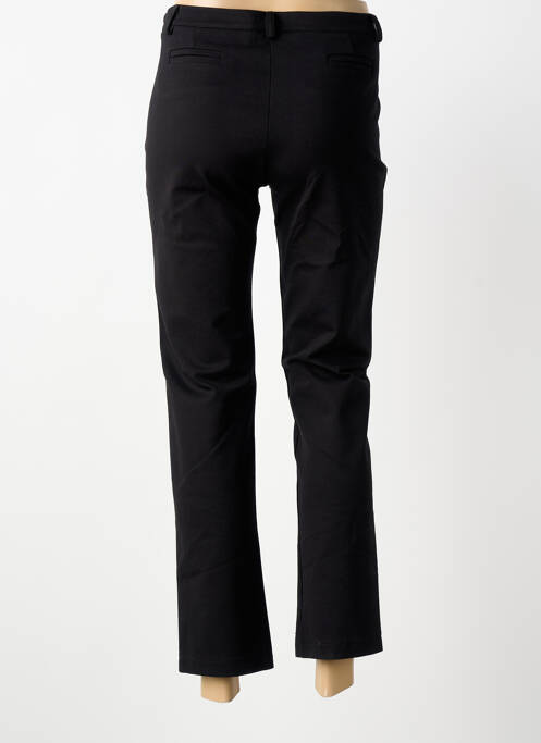 Pantalon 7/8 elasticitate mărime normală negru BLANC BOHEME femme