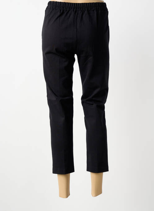 Pantalon trei sferturi elasticitate mărime normală negru BLANC BOHEME femme