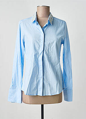 Cămașă croială cambrată mâneci lungi albastru ONADO femme