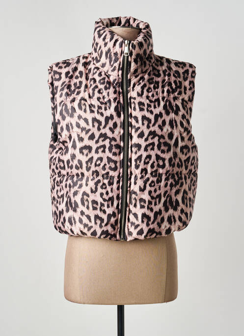 Geacă matlasată închidere cu fermoar pe față fără glugă negru MADE IN ITALY femme