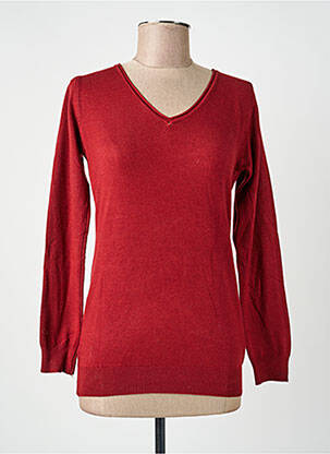 Pulover croială cambrată mâneci lungi maro DIX ONZE (TEN-ELEVEN) femme