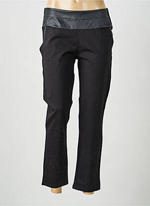 Pantalon 7/8 negru MODA femeie