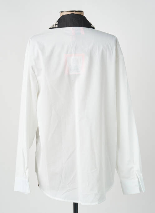 Cămașă croială dreaptă mâneci lungi alb LM LULU femme