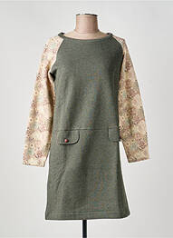 Rochie scurtă mâneci lungi mâneci lungi verde GAËLLE BARRE femeie
