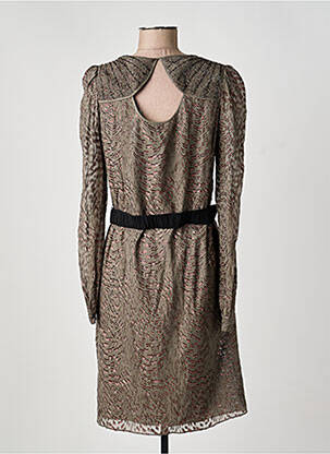 Rochie midi mâneci lungi mâneci lungi gri HOSS femeie
