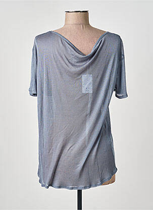 Tricou elasticitate mâneci scurte gri FINE COLLECTION femeie