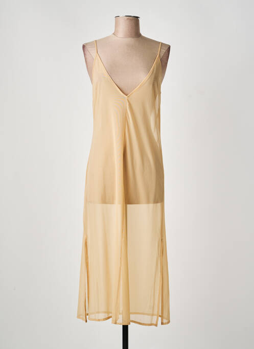 Jupon/Fond de rochie bej SIYU femeie