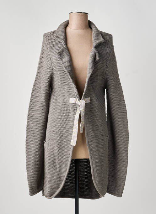 Vestă cu mâneci lungi gri NORO femeie