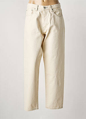 Blugi croială mom buzunare bej MA'RY'YA femme