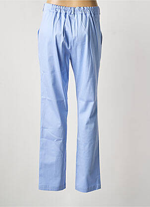 Pantalon drept talie elastică albastru deschis MON N°2 femeie