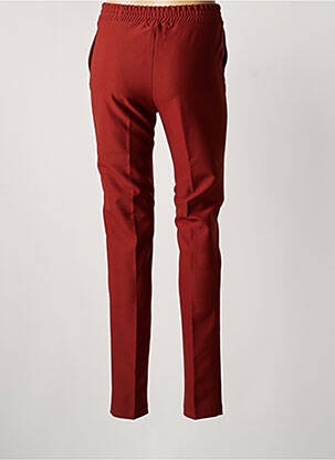 Pantalon slim talie elastică maro NATHALIE VLEESCHOUWER femeie
