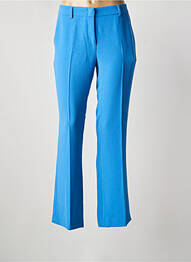 Pantalon drept închidere cu fermoar sub clapetă cu cârlig albastru L'AUTRE CHOSE femme