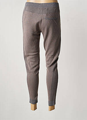 Pantalon slim talie elastică gri CUSTOMMADE femeie