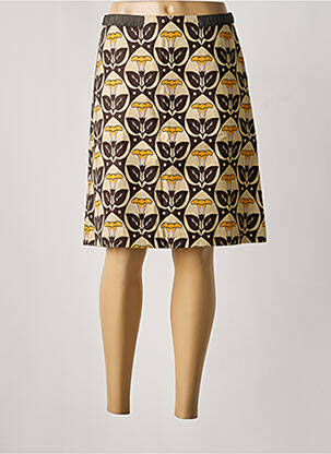 Fustă midi croială dreaptă maro HOSS femme