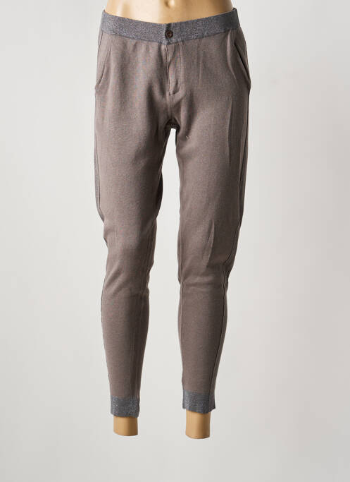 Pantalon slim talie elastică gri CUSTOMMADE femme