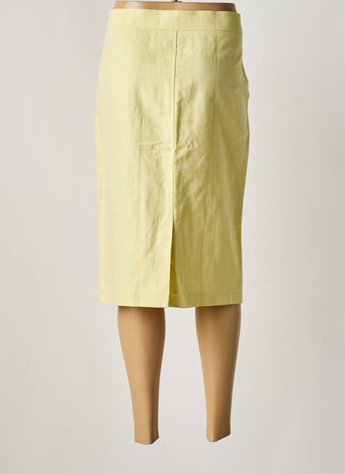 Fustă midi croială dreaptă galben MOMONI femme