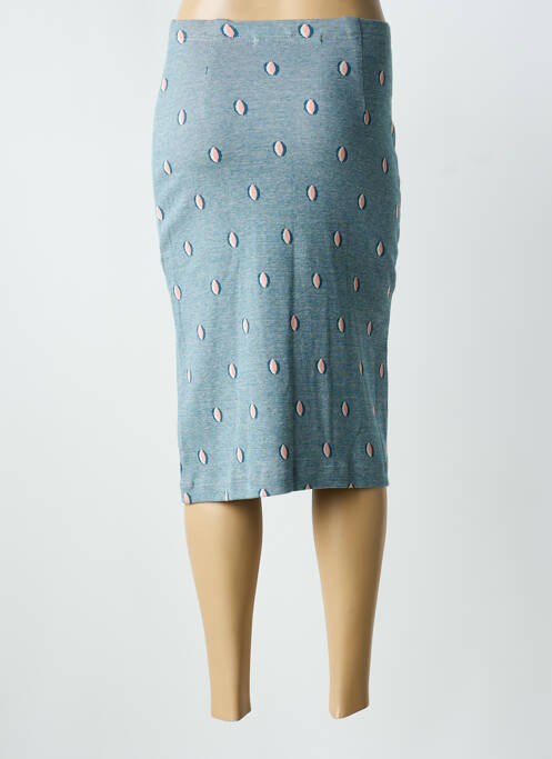 Fustă midi croială dreaptă albastru BRIC-A-BRAC femme