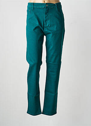 Pantalon drept elasticitate mărime normală verde VOGGO femeie