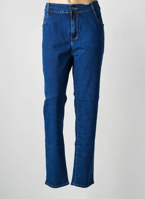 Blugi cu croială dreaptă elasticitate mărime normală albastru VOGGO femme