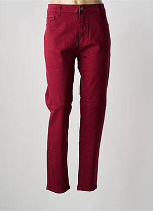 Pantalon drept elasticitate mărime normală violet VOGGO femeie