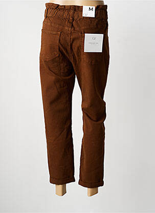Pantalon 7/8 elasticitate mărime normală maro Q2 femeie