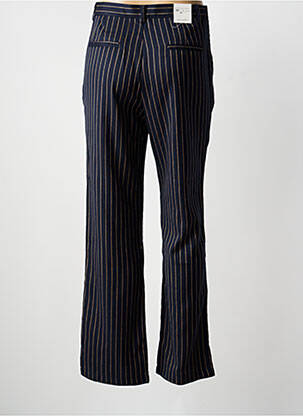 Pantalon drept țesătură poplin mărime normală albastru SARAH JOHN femeie