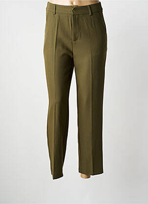Pantalon drept elasticitate mărime normală verde DROLE DE COPINE femeie