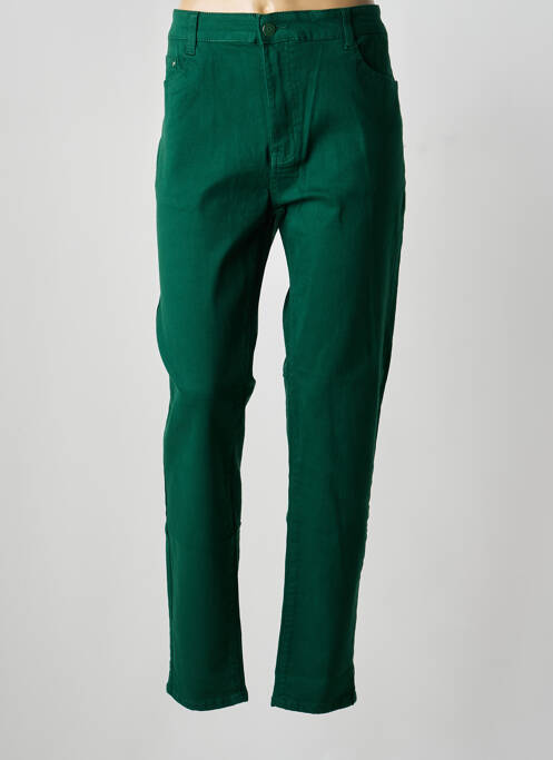 Pantalon drept elasticitate mărime normală verde VOGGO femme