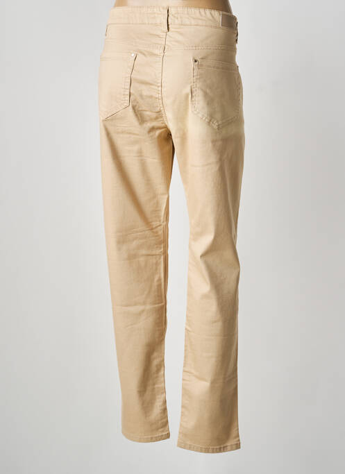 Pantalon drept elasticitate mărime normală bej VOGGO femme