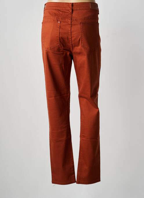 Pantalon drept elasticitate mărime normală portocaliu VOGGO femme