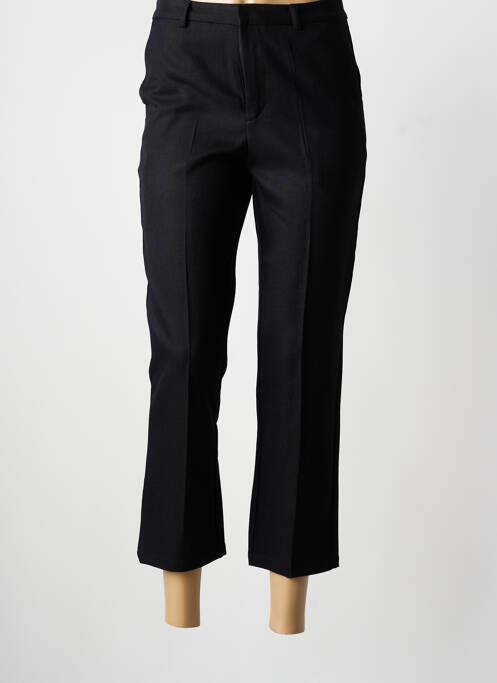 Pantalon trei sferturi croială dreaptă mărime normală negru SARAH JOHN femme