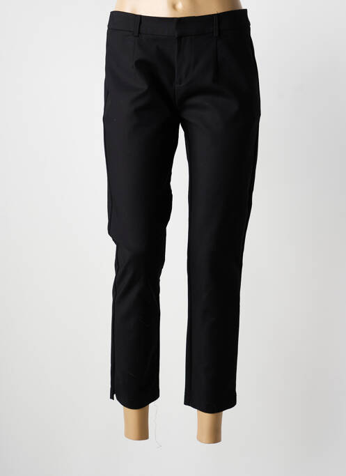 Pantalon 7/8 elasticitate mărime normală negru ANNA ELLIS femme