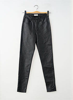 Pantalon slim elasticitate mărime normală negru SARAH JOHN femeie